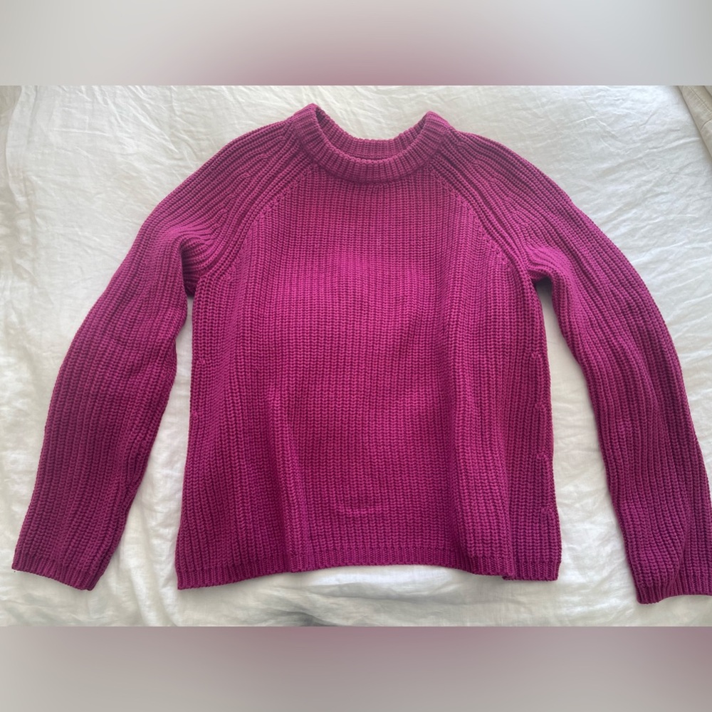 Quince 100% Organic Cotton Fisherman Crew Sweater